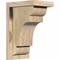 Ekena Millwork New Brighton Rough Sawn Corbel w/Backplate, Douglas Fir, 6"W x 8"D x 12"H COR06X08X12NEB01RDF - alternate 1